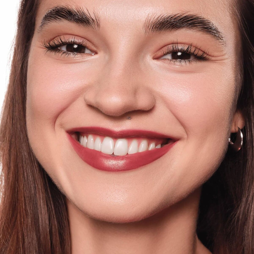 Essence Cosmetics Satin Glow Barra De Labios Brillo Luminoso 06-Deja-Brew Unisex, 3,5 g