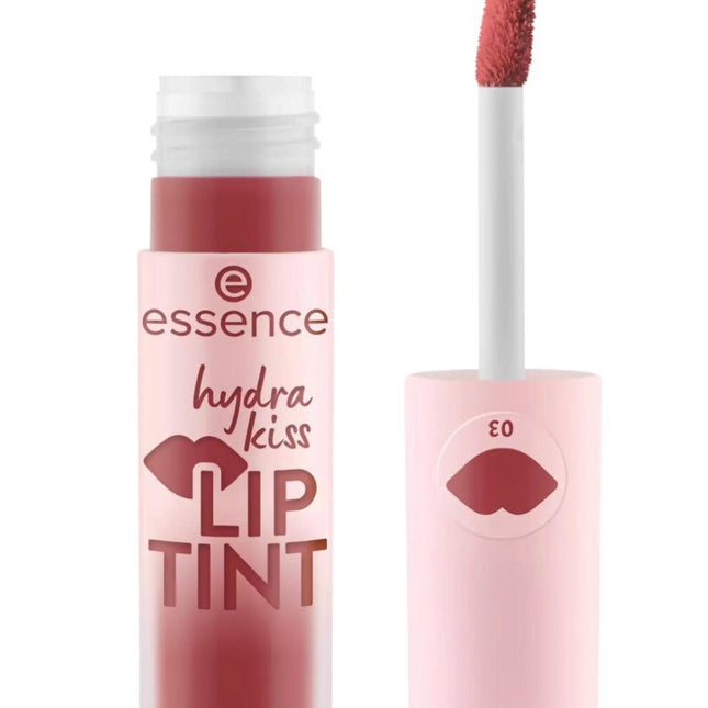 Essence Hydra Kiss Glossy – Lip Gloss for Women, 03, Rosy Blossom, 4 ml