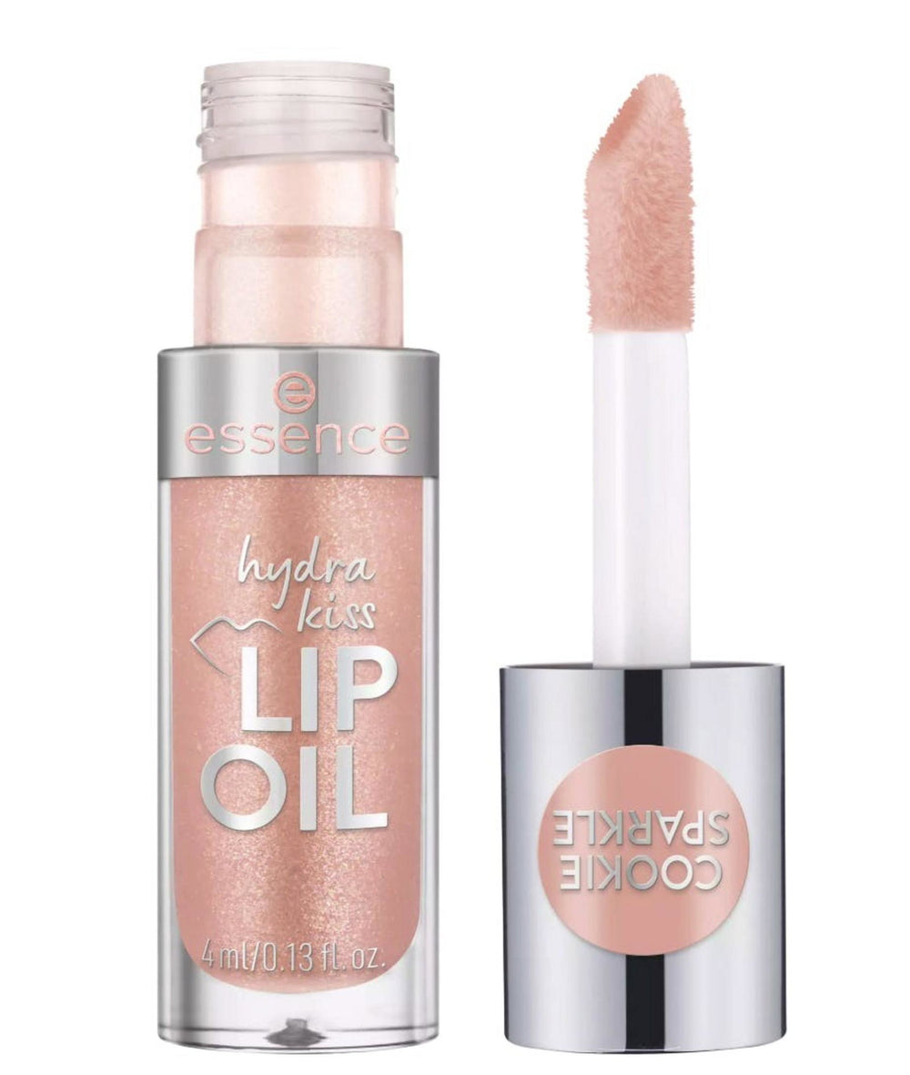 Essence Hydra Kiss Gloss – Lip Oil for Women, 09, Cookie Sparkle, 4 ml