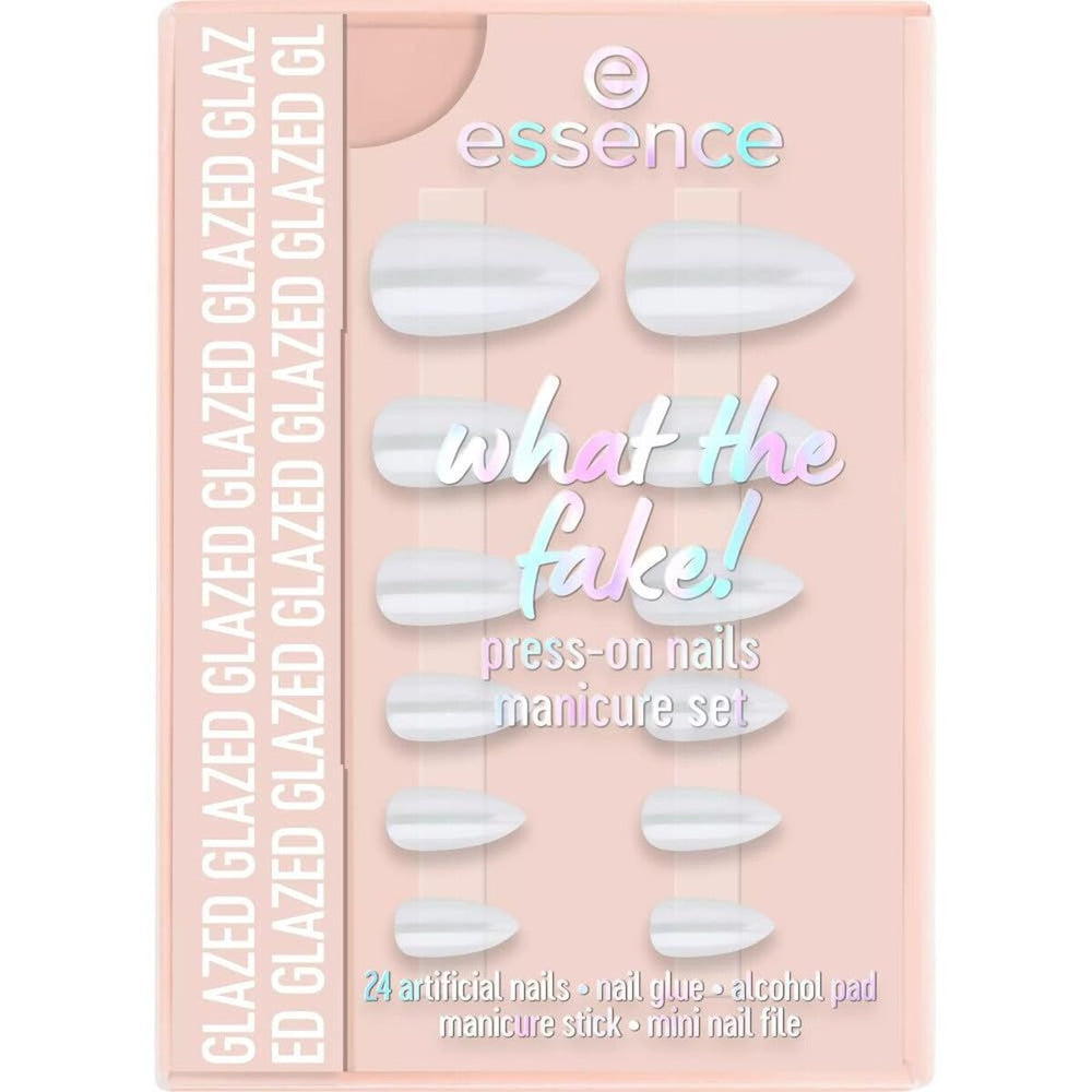 Essence Cosmetics What The Fake! Uñas Postizas Estuche 01-Glazed 6 Piezas Unisex