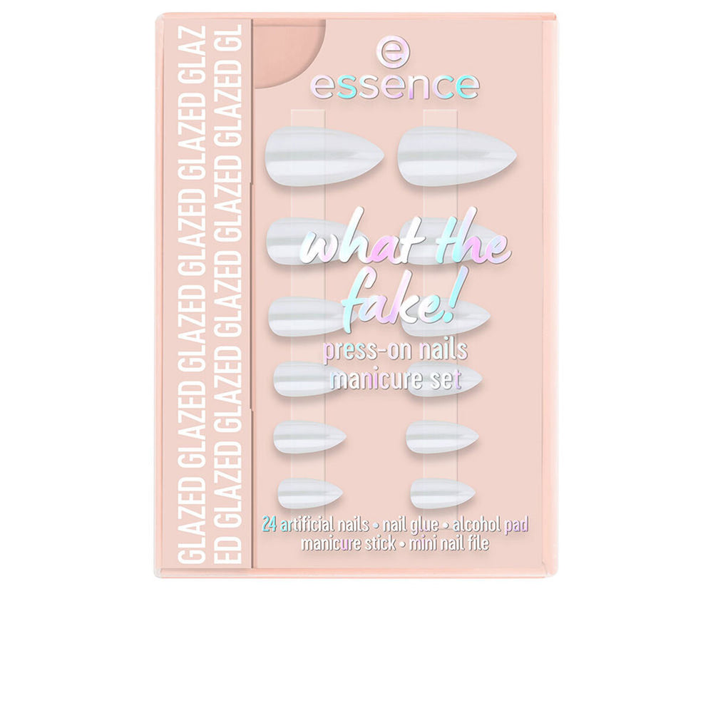 Essence Cosmetics What The Fake! Uñas Postizas Estuche 01-Glazed 6 Piezas Unisex
