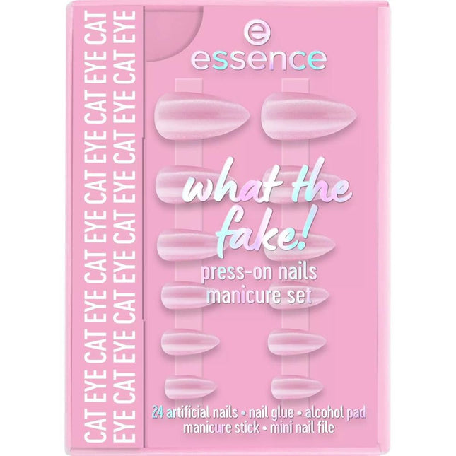 Essence Cosmetics What The Fake! Uñas Postizas Estuche 02-Cat Eye 6 Piezas Unisex