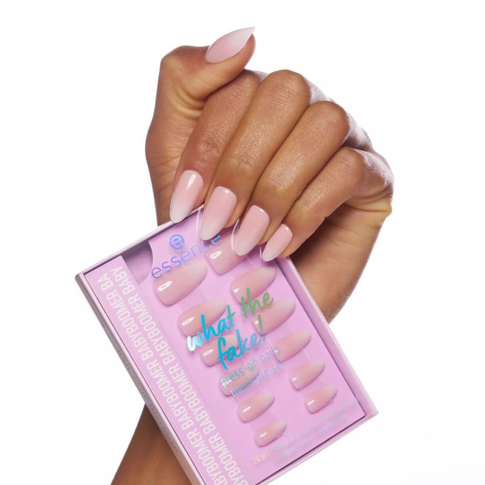 Essence Cosmetics What The Fake! Uñas Postizas Estuche 03-Babyboomer 6 Piezas Unisex