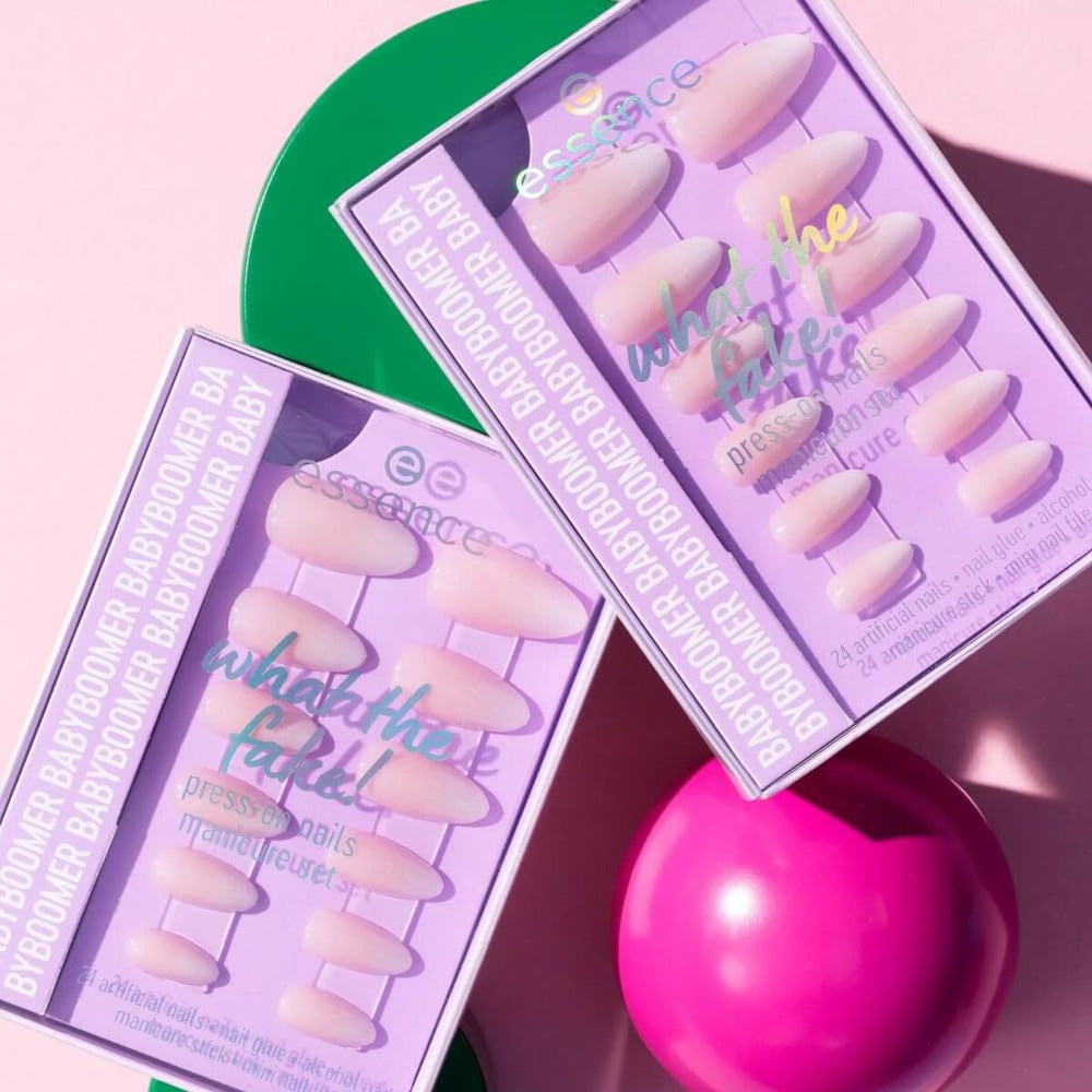 Essence Cosmetics What The Fake! Uñas Postizas Estuche 03-Babyboomer 6 Piezas Unisex