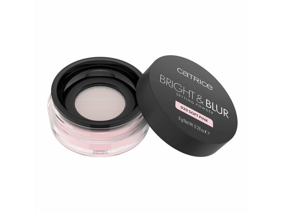 Catrice Bright & Blur Matte – Loose Setting Powder for Women, 020, Soft Pink, 8 g