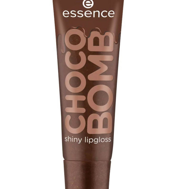 Essence Choco Bomb Shiny – Lip Gloss for Women, 01, Chocoholic!, 10 ml