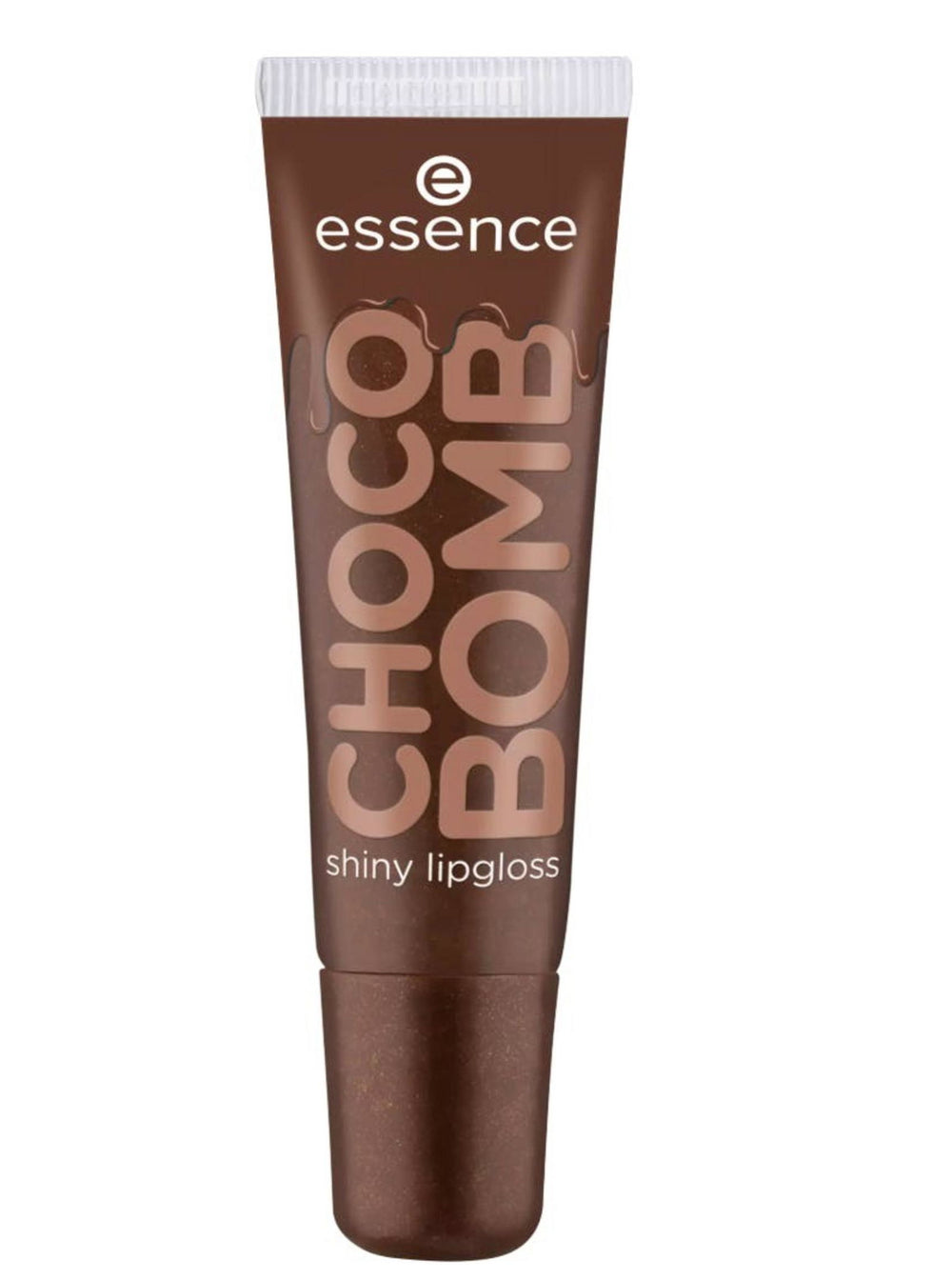 Essence Choco Bomb Shiny – Lip Gloss for Women, 01, Chocoholic!, 10 ml