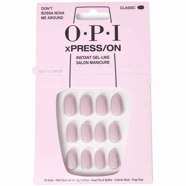 OPI Xpress-On Uñas Artificiales Tonos Icónicos Don’t Bossa Nova Me Around 30 U Unisex