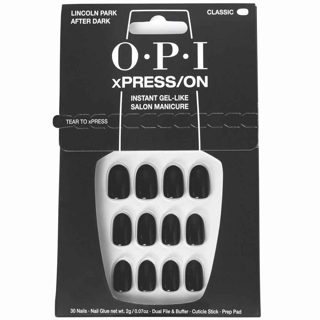 OPI Xpress-On Uñas Artificiales Tonos Icónicos Lincoln Park After Dark 30 U Unisex