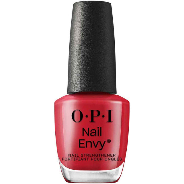 OPI Nail Envy Esmalte Tratamiento Fortalecedor De Uñas Big Apple Red Unisex, 15 ml