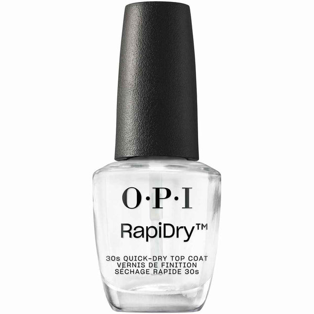 OPI Rapidry Top Coat Tratamiendo Secado Rápido Unisex, 15 ml