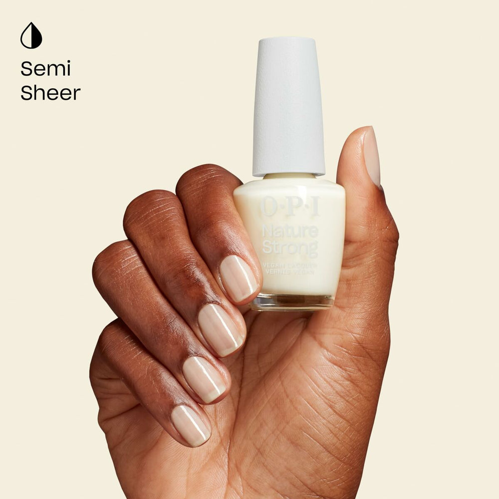 OPI Nature Strong Esmalte De Uñas De Origen Natural De Larga Duración Cauliflower Power Unisex, 15 ml