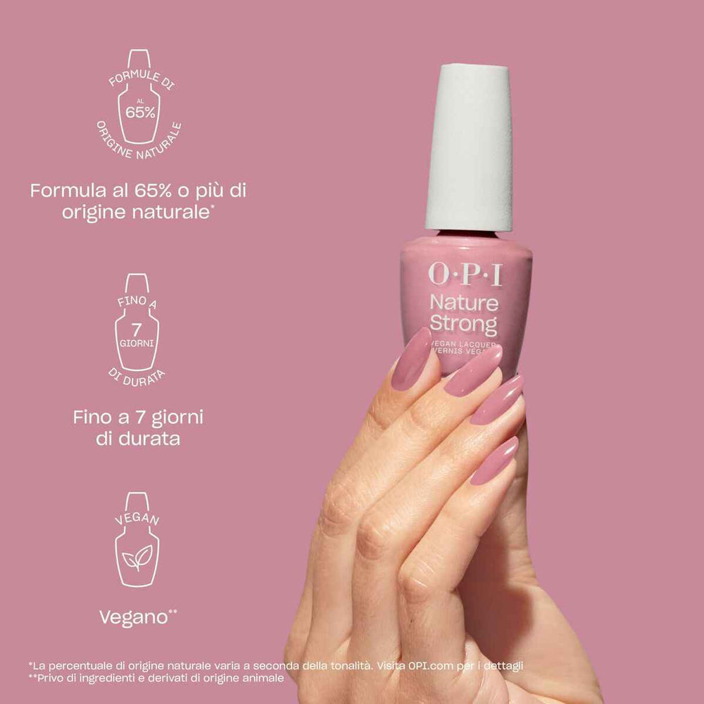 OPI Nature Strong Esmalte De Uñas De Origen Natural De Larga Duración Blossom Into Awesome Unisex, 15 ml