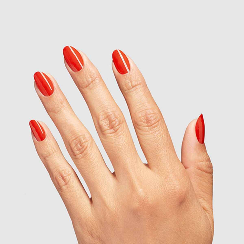 OPI Nail Lacquer - Colección What's Your Mannitude - Esmalte De Uñas Totally Red-Ical Unisex, 15 ml
