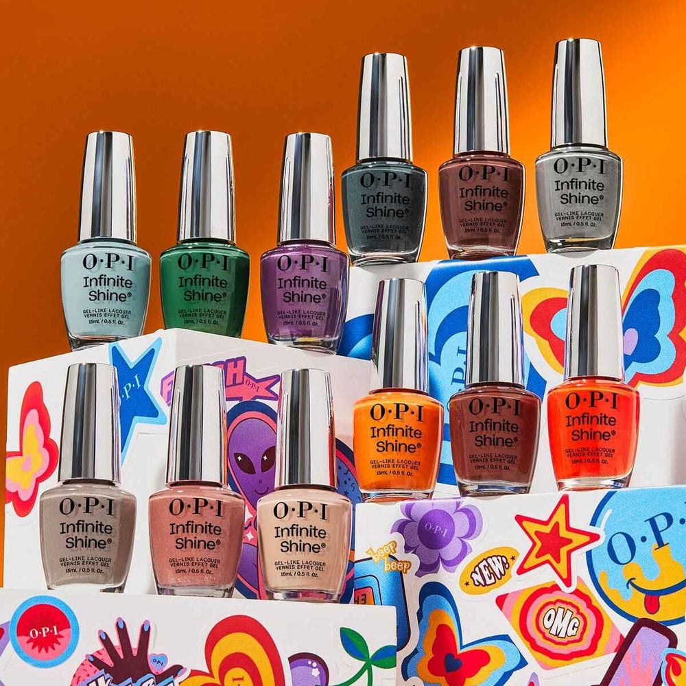 OPI Infinite Shine - Colección What's Your Mannitude - Esmalte De Uñas Belly Button Bling Unisex, 15 ml