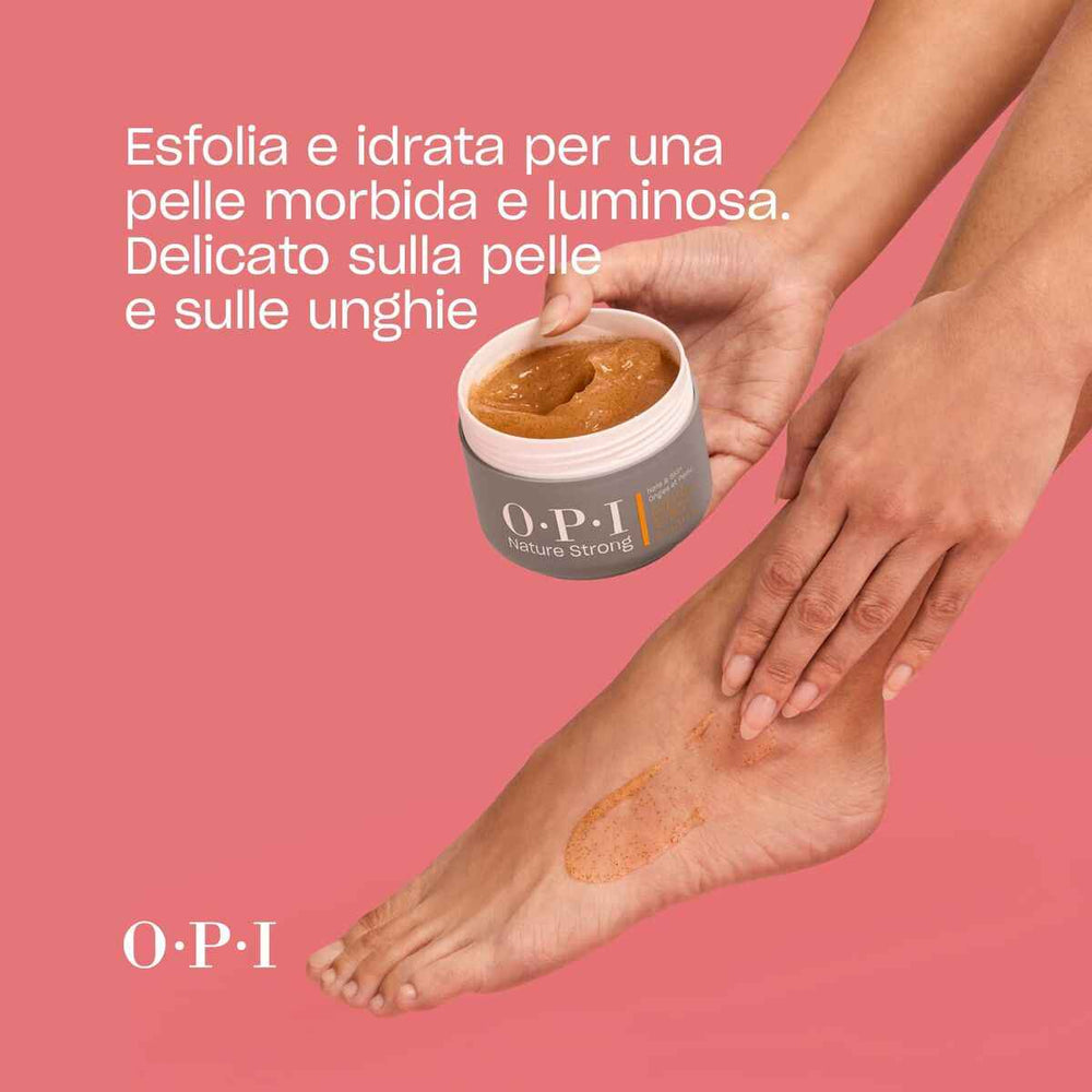 OPI Nature Strong Skincare Exfoliante Para Manos y Pies Unisex, 250 ml