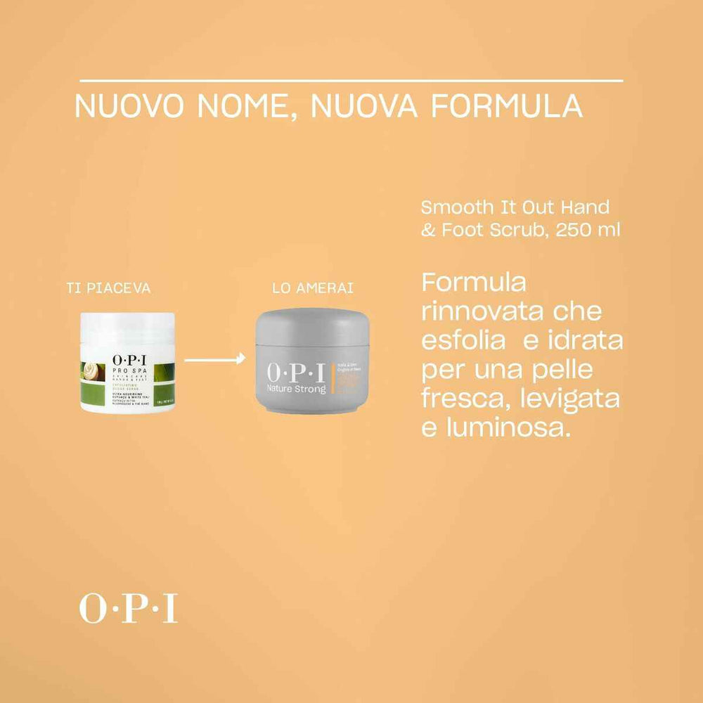 OPI Nature Strong Skincare Exfoliante Para Manos y Pies Unisex, 250 ml