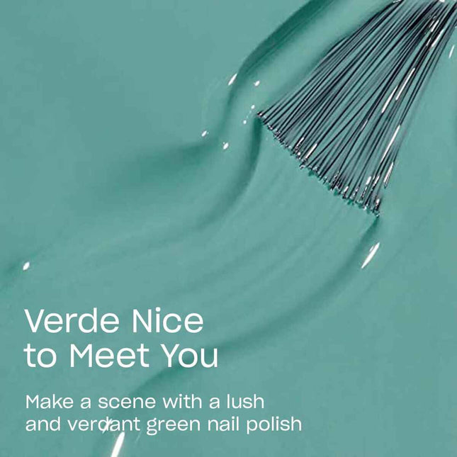 OPI Nail Lacquer Esmalte De Uñas Duración Hasta 7 Días Verde Nice to Meet You Unisex, 15 ml