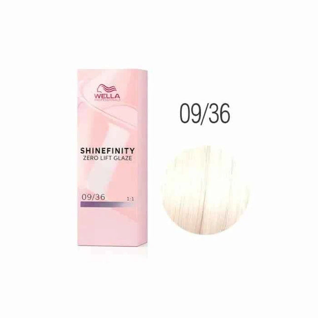 Wella Shinefinity Zero Lift Glaze Vanilla 9-36 60 ml Very Light Golden Blonde Unisex