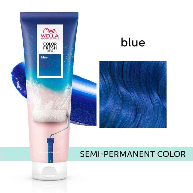 Sebastian Professional Color Fresh Mask Mascarilla De Color Fun Blue Unisex, 150 ml