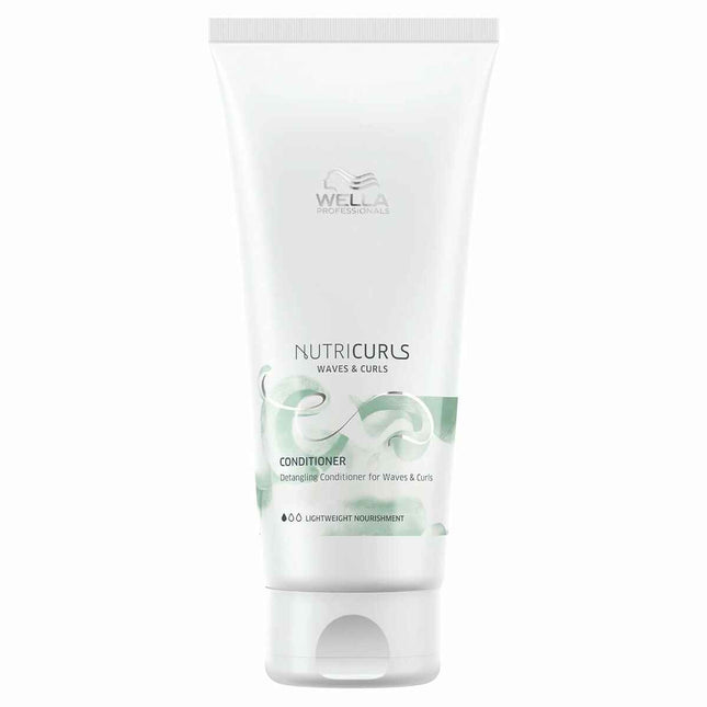 Sebastian Professional Nutricurls Acondicionador Desenredante Cabello Con Rizos y Ondas Unisex, 200 ml