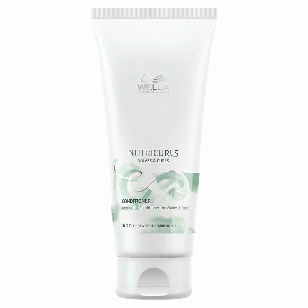 Sebastian Professional Nutricurls Acondicionador Desenredante Cabello Con Rizos y Ondas Unisex, 200 ml