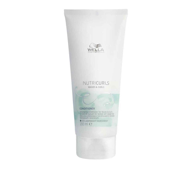 Wella Nutricurls Acondicionador Cabello Con Rizos y Ondas Unisex, 250 ml