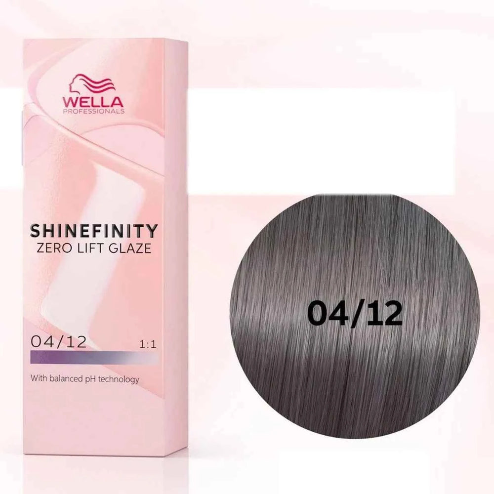 Wella Shinefinity Zero Lift Glaze Tinte 04-12 Unisex, 60 ml
