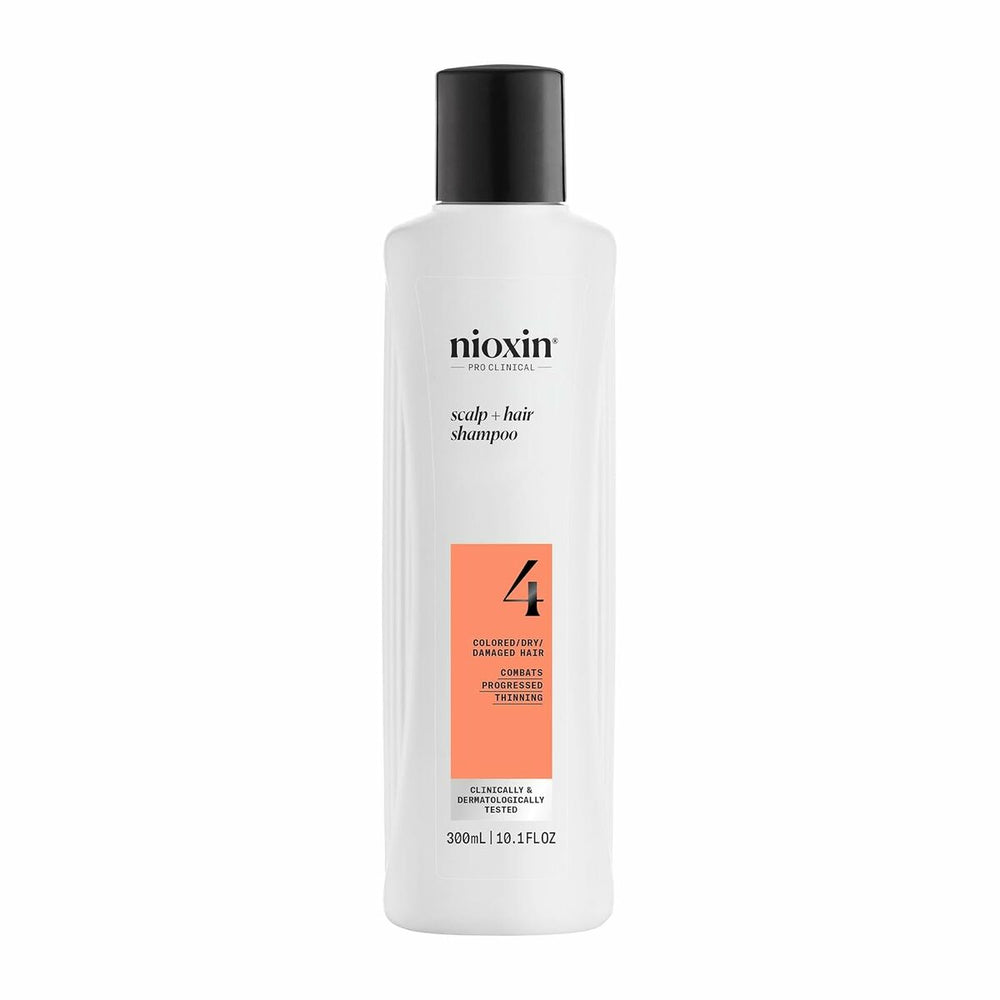 Nioxin Sistema 4 - Champú - Cabello Teñido y Dañado Con Debilitamiento Avanzado Unisex, 300 ml
