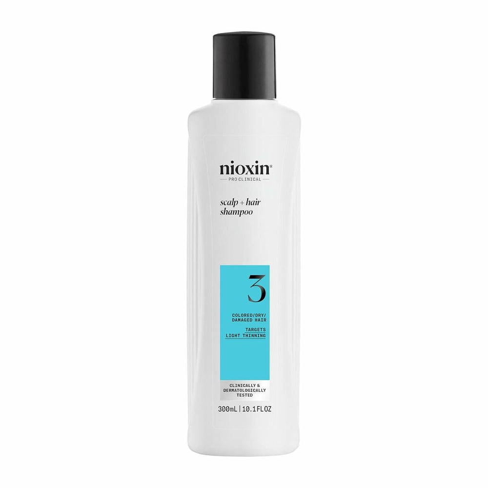 Nioxin Sistema 3 - Champú - Cabello Teñido y Dañado Con Debilitamiento Leve Unisex, 300 ml