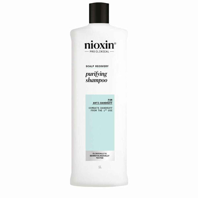 Nioxin Scalp Recovery - Champú Anticaspa - Cuero Cabelludo Seco y Con Picor Unisex, 1000 ml