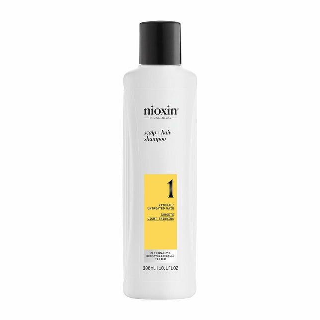 Nioxin Sistema 1 - Champú - Cabello Natural Con Debilitamiento Leve Unisex, 300 ml