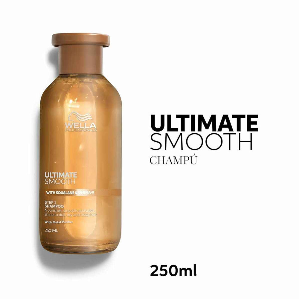 Wella Ultimate Smooth Champú Unisex, 250 ml