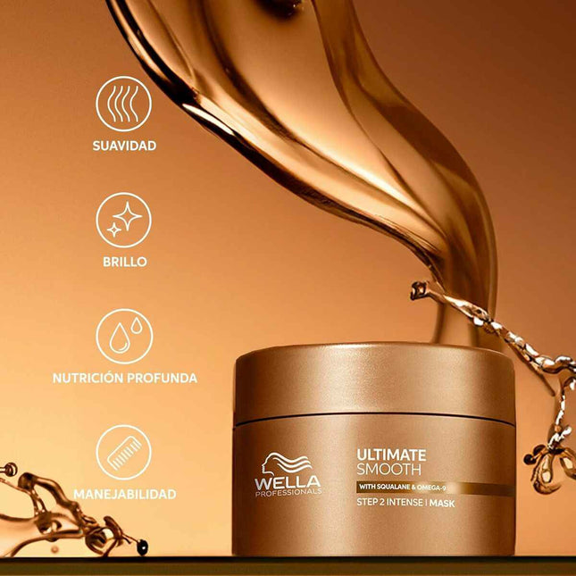 Wella Ultimate Smooth Mascarilla Unisex, 500 ml