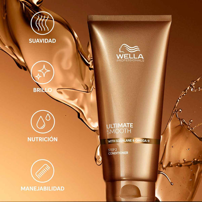 Wella Ultimate Smooth Acondicionador Unisex, 200 ml