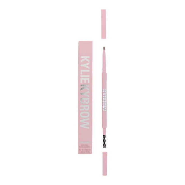 Kylie Cosmetics Kybrow Defined – Eyebrow Cream Pencil & Brush 2-in-1 for Women, 001, Blonde, 0.09 g