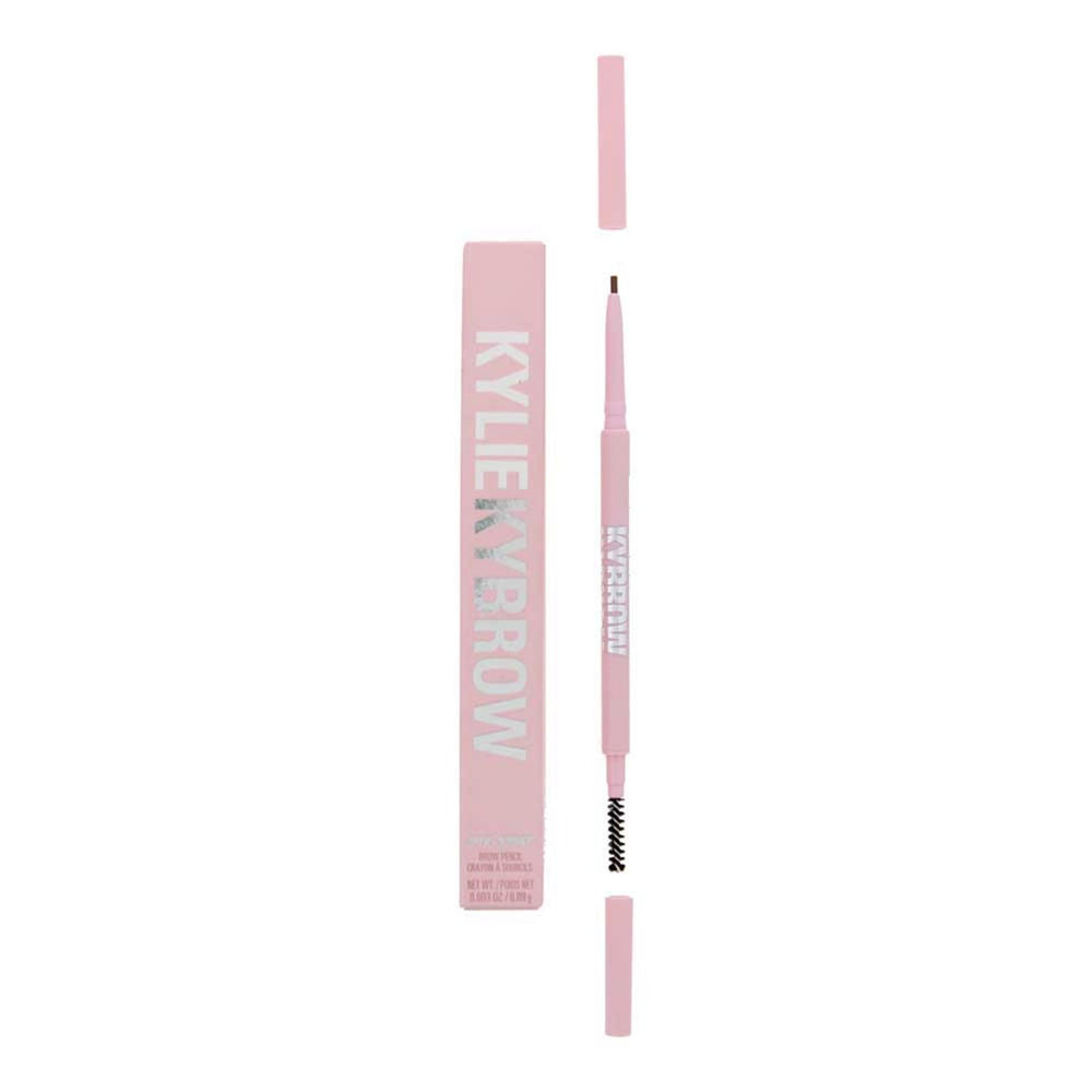 Kylie Cosmetics Kybrow Defined – Eyebrow Cream Pencil & Brush 2-in-1 for Women, 001, Blonde, 0.09 g