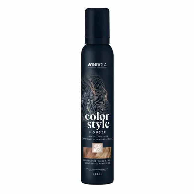 Indola Color Style Mousse Beige Blonde Unisex, 200 ml