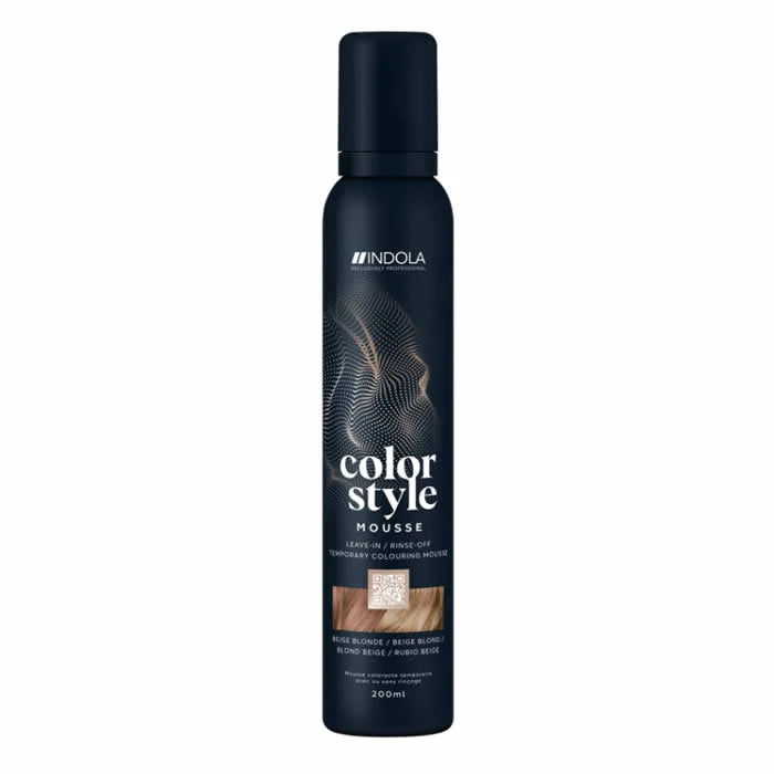 Indola Color Style Mousse Beige Blonde Unisex, 200 ml