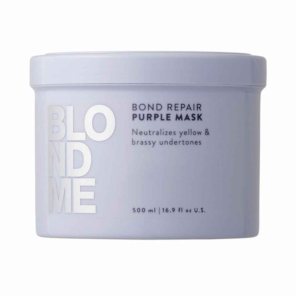 Schwarzkopf Blondme Bond Repair Tratamiento Morado Unisex, 500 ml