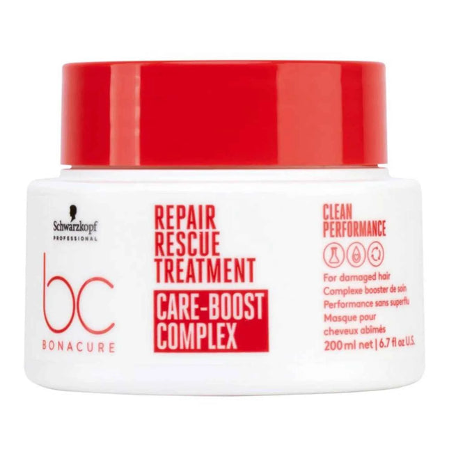 Schwarzkopf Bonacure Repair Rescue Tratamiento Care-Boost Tarro Tarro Unisex, 200 ml