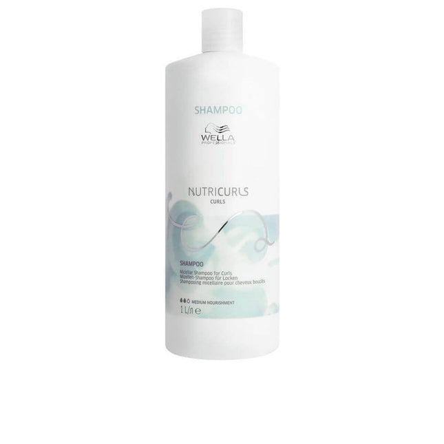 Wella Nutricurls Champú Micelar Cabello Con Rizos y Ondas Unisex, 1000 ml