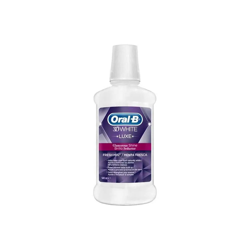 Oral-b Mouthwash 3dw Luxe Brillo Seductor, 500 ml