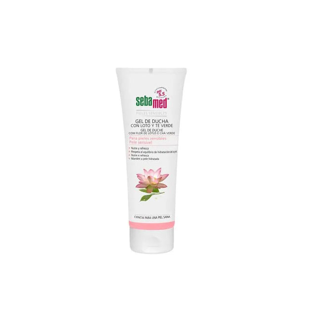 Sebamed Gel De Ducha Loto y Té Verde, 250 ml
