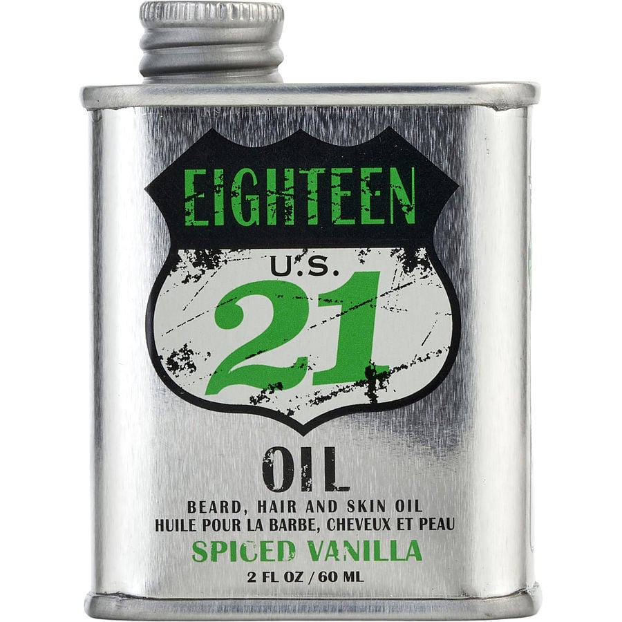 18.21 Man Made Beard, Hair, And Skin Oil Spiced Vanilla 2 oz