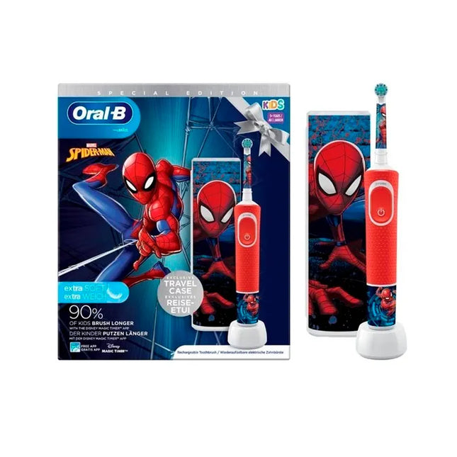 Oral-b Kids Spiderman Electric Brush, Set 2 Pieces