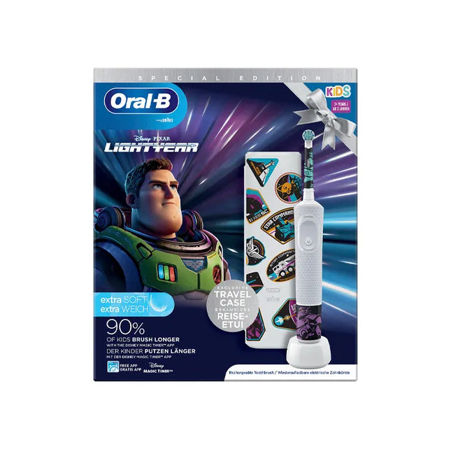 Oral-b Kids Buzz LightYear Electric Toothbrush, Set 2 Pieces