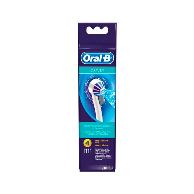 Oral-b Electric Toothbrush Head Professional Care Md20 Oxyjet Target Micro Bubble Cleaning 4U