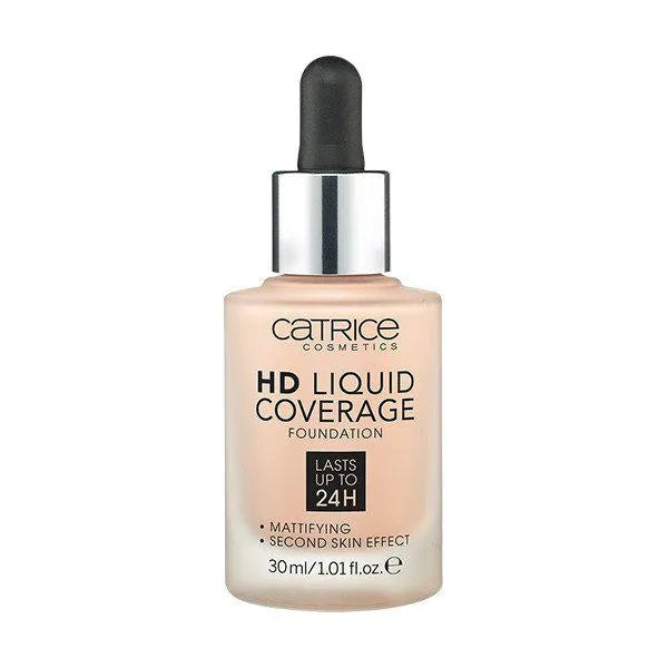 Catrice Hd Liquid Coverage – Foundation Lasts Up to 24h 020-Rose Beige Unisex, 30 ml