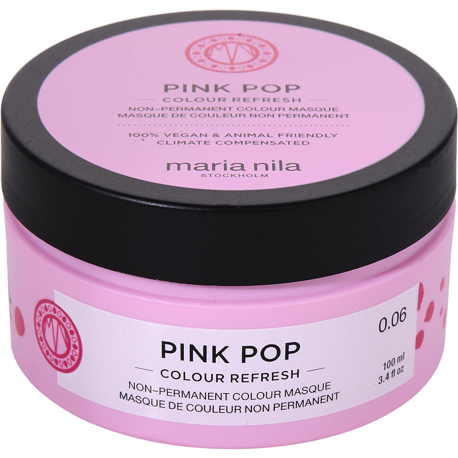 Maria Nila Colour Refresh Non-Permanent Mask - Pink Pop 3.4 oz